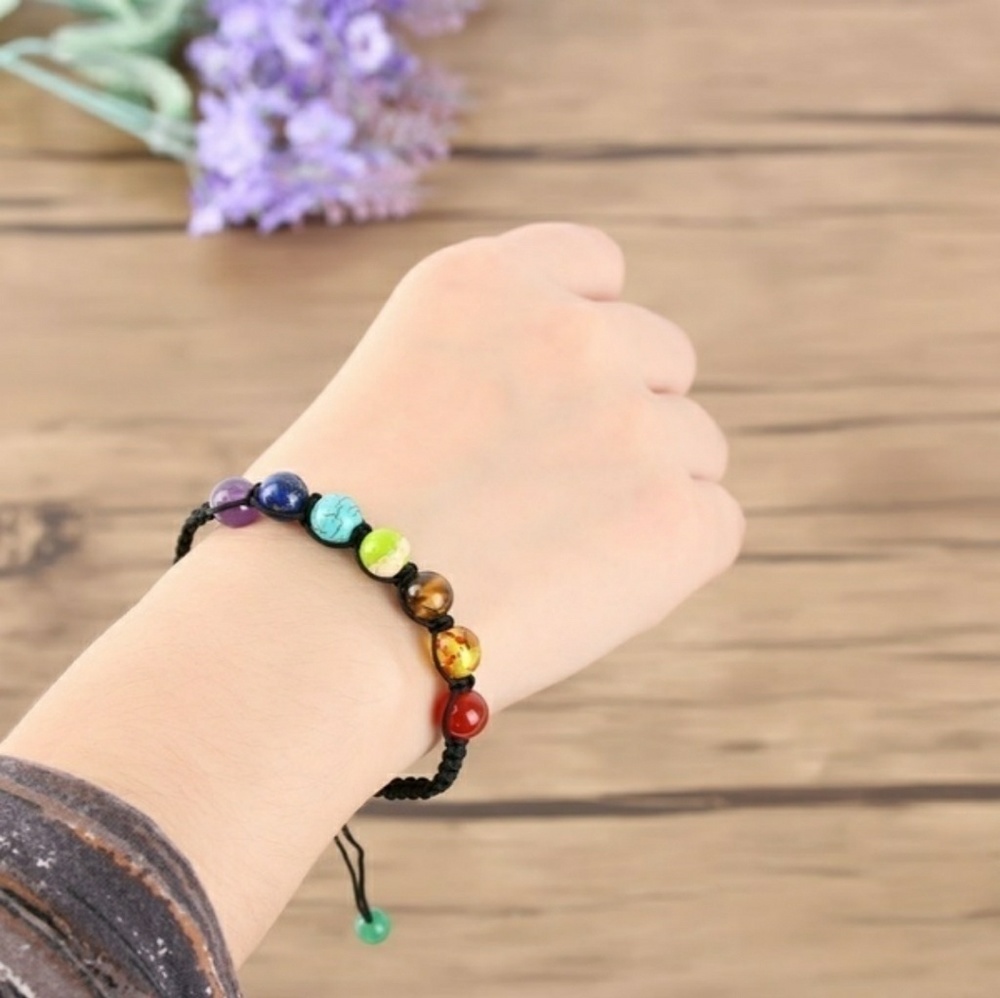 7 Chakra Healing Bracelet - Picture 4 of 8
